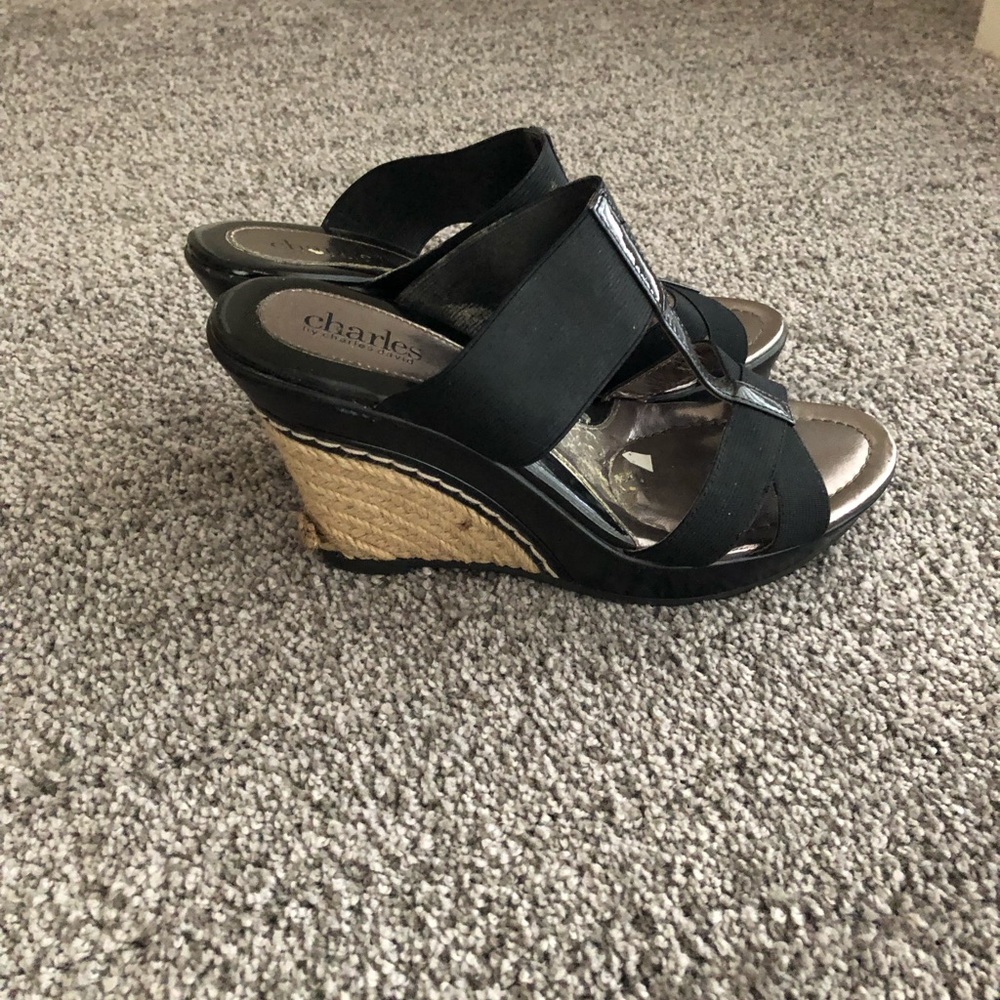 Espadrille heeled Wedge Sandals